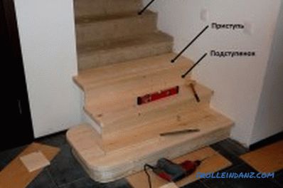 Cómo enfundar una escalera de metal con madera: matices, diagramas (video)