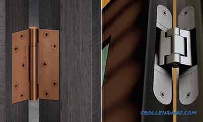 Tipos de bisagras de puerta, su diferencia y características de diseño + Foto
