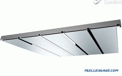 Techo de aluminio bricolaje - instalación de techos de rejilla