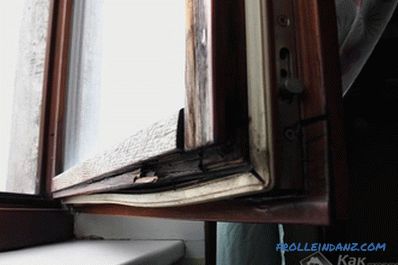 Reparación de ventanas de madera de bricolaje