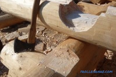 Cómo cortar una casa de troncos con tus propias manos: características