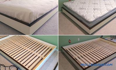 Cómo hacer una cama con tus propias manos de madera.