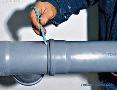 Insertar en una tubería de alcantarillado: cómo hacer una inserción en una tubería de alcantarillado