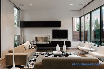 El interior de la sala de estar en un estilo minimalista: las reglas y 70 ideas para inspirarse