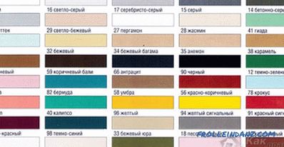 Cómo elegir un color de lechada - consejos para elegir un color de lechada + carta de colores