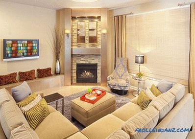 Diseño de sala de estar con chimenea - 47 interiores e ideas para fotos