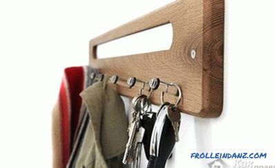 Percha de pared con tus propias manos: cómo hacer una percha para ropa en el pasillo de madera (+ fotos)
