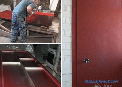 Cómo pintar una puerta de metal - tecnología de auto-pintura.