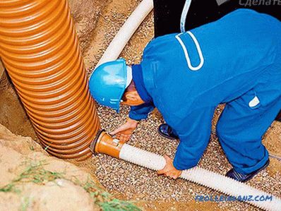 Drenaje de sótano de pared - cimentación con sistema de drenaje