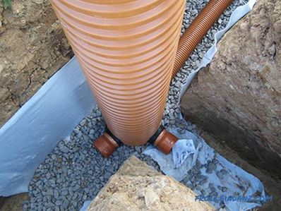 Drenaje de sótano de pared - cimentación con sistema de drenaje