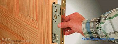 Cómo cambiar la cerradura de la puerta en el apartamento usted mismo.