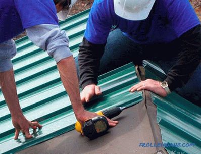 Cómo cubrir el techo con hierro - instalación de techo de metal + foto