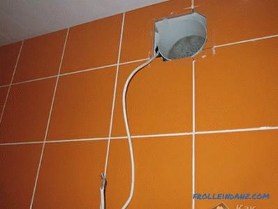 Ventilación forzada en el baño - instale extractor en el baño