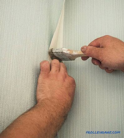Cómo cortar papel tapiz - características de corte