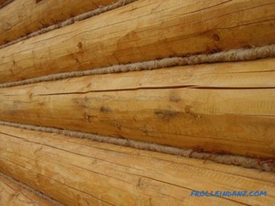 Calafateo de casa de madera: la elección del material (video)