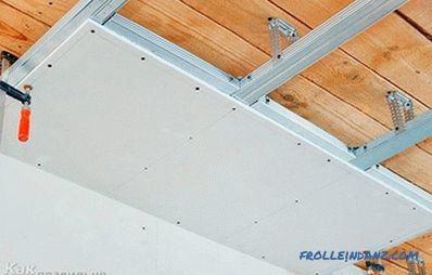 Cómo nivelar el techo con placas de yeso: nivelar el techo con paneles de yeso