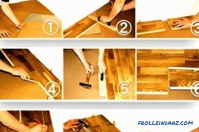 Colocar la tabla del suelo con sus propias manos: asesoramiento experto, instrucciones (video)