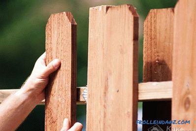 Cómo hacer una valla de madera - una valla de madera
