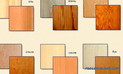 Selección de madera (fotos y videos).
