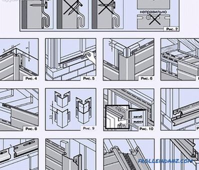 Instalación de revestimiento metálico de bricolaje - manual (+ diagramas)