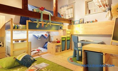 Habitación infantil en estilo escandinavo.