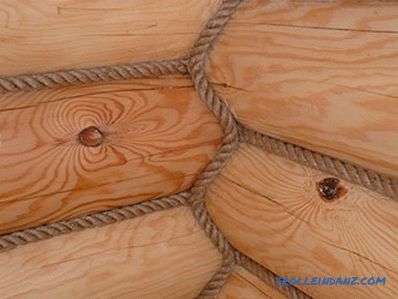 Aislamiento Mezhventsovy para la madera - cuál elegir