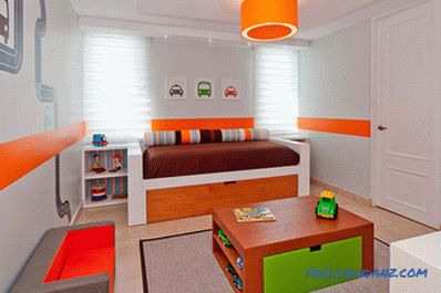 Diseño de habitación infantil para niño.