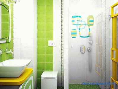 Combinación de un baño y un inodoro: cómo hacer una reurbanización (+ foto)