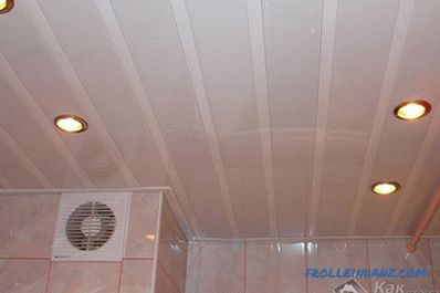 Cómo hacer un techo suspendido en el baño.