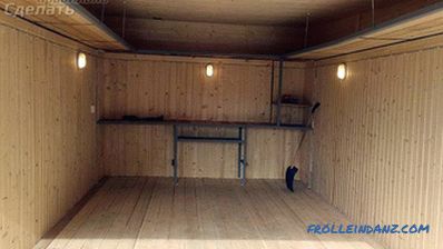 Garaje de madera hágalo usted mismo - cómo hacer + esquemas, foto
