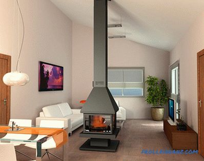 Tipos de chimeneas para casas y apartamentos, cómo elegir.