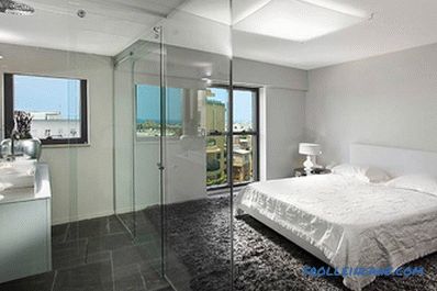 Particiones de vidrio en el apartamento - apartamento interior (+ fotos)