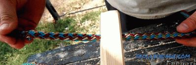 Escalera de cuerda hágalo usted mismo (+ fotos)