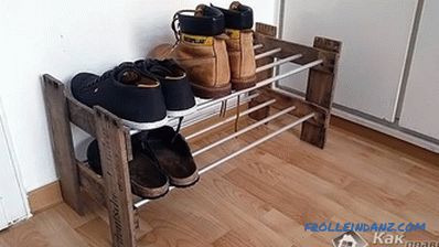Cómo hacer un estante para zapatos con sus propias manos.